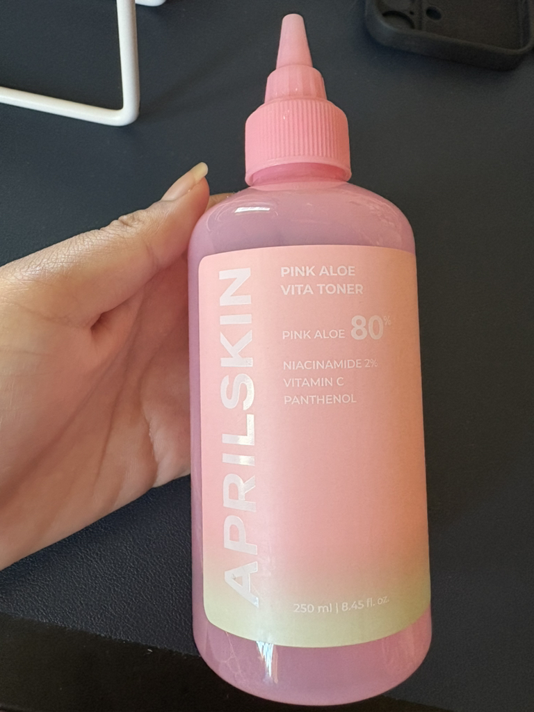 APRILSKIN 粉红芦荟维生素爽肤水 common.review image