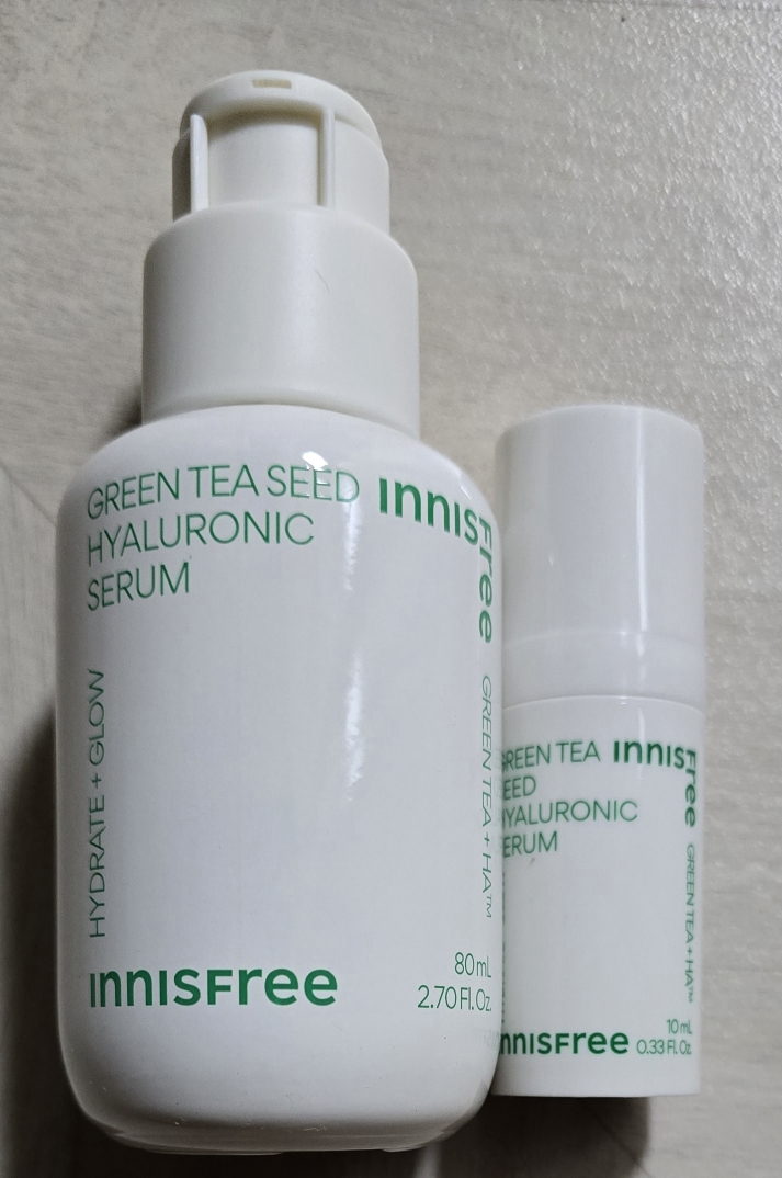 绿茶籽玻尿酸精华的真实用户使用照片