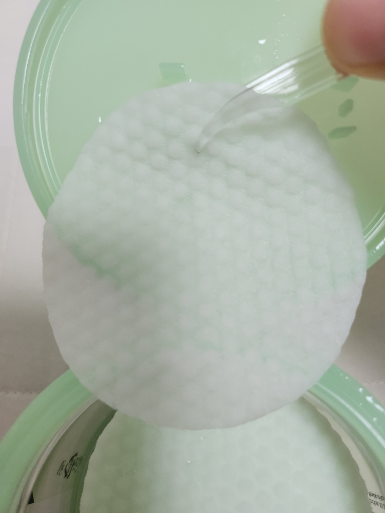 积雪草爽肤棉片的真实用户使用照片