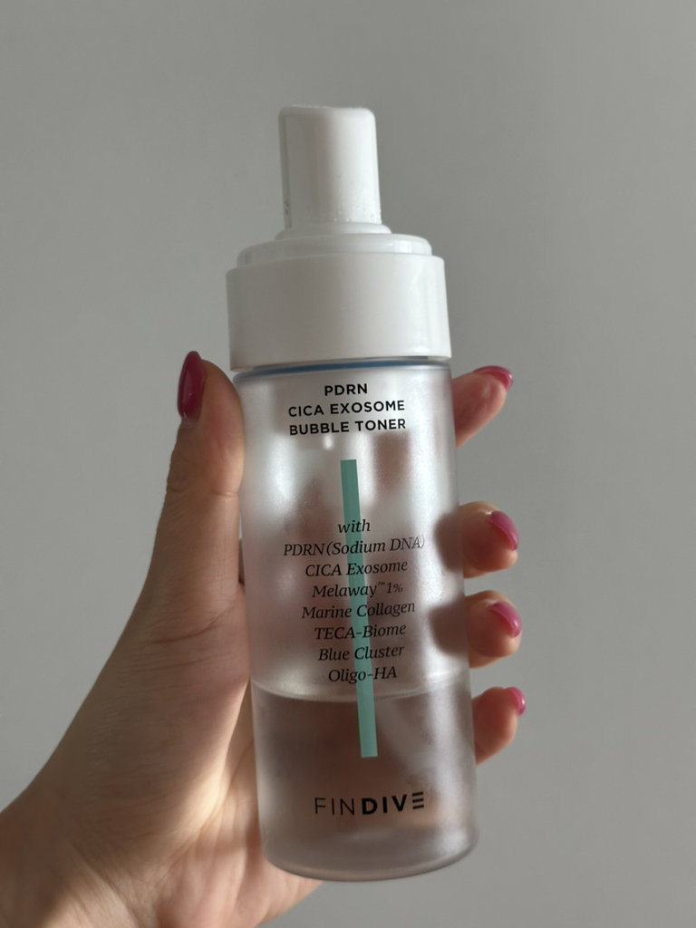 파인다이브 (FINDIVE) PDRN 시카 엑소좀 버블 토너 review image
