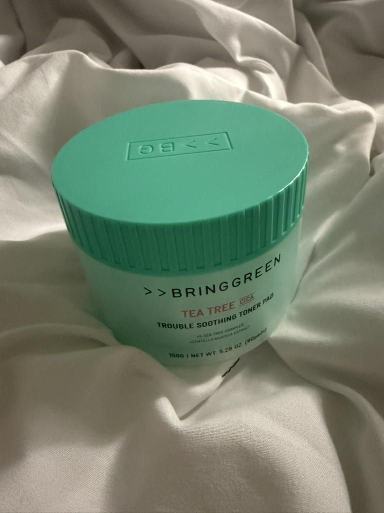 茶树精华舒缓爽肤垫的真实用户使用照片