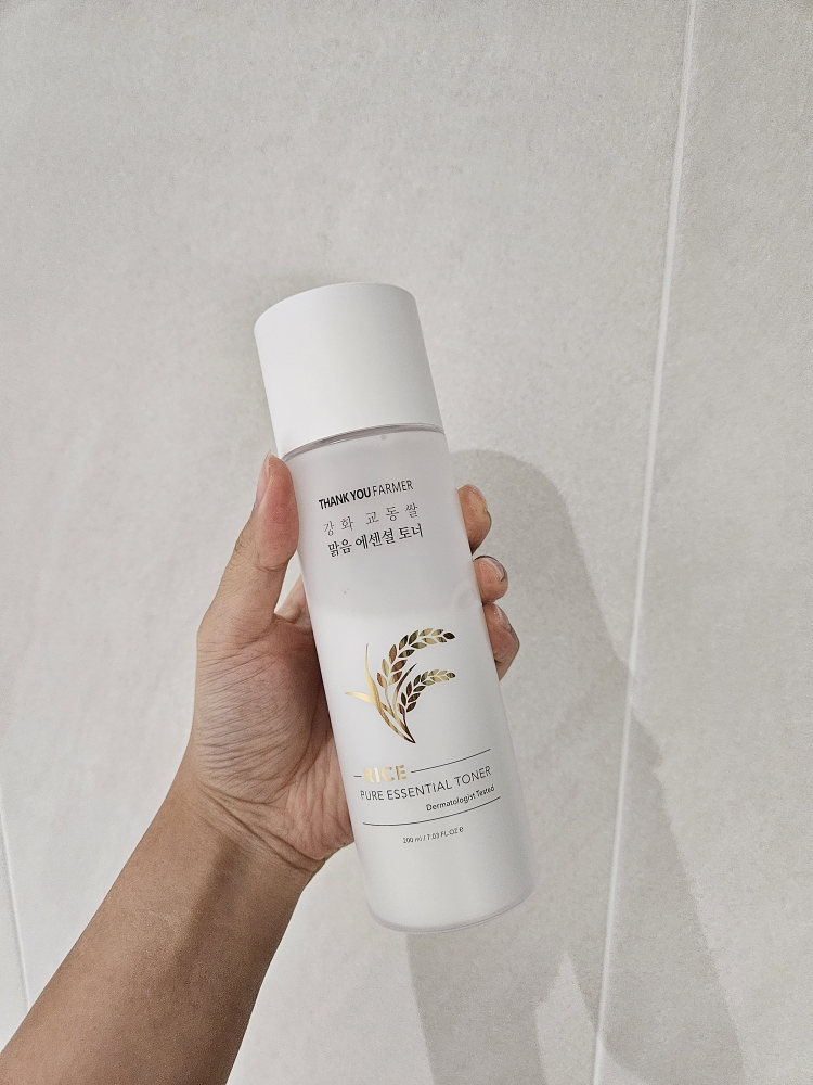 땡큐파머 (THANKYOUFARMER) 강화 교동쌀 맑음 에센셜 토너 review image