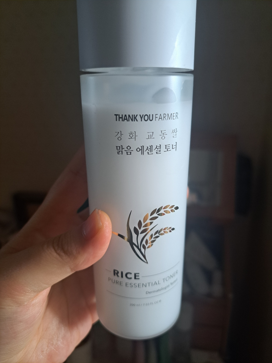 땡큐파머 (THANKYOUFARMER) 강화 교동쌀 맑음 에센셜 토너 review image