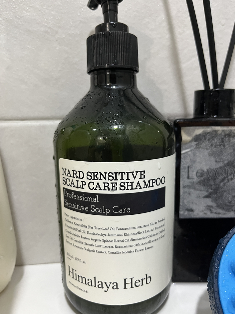 敏感性头皮护理洗发水的真实用户使用照片