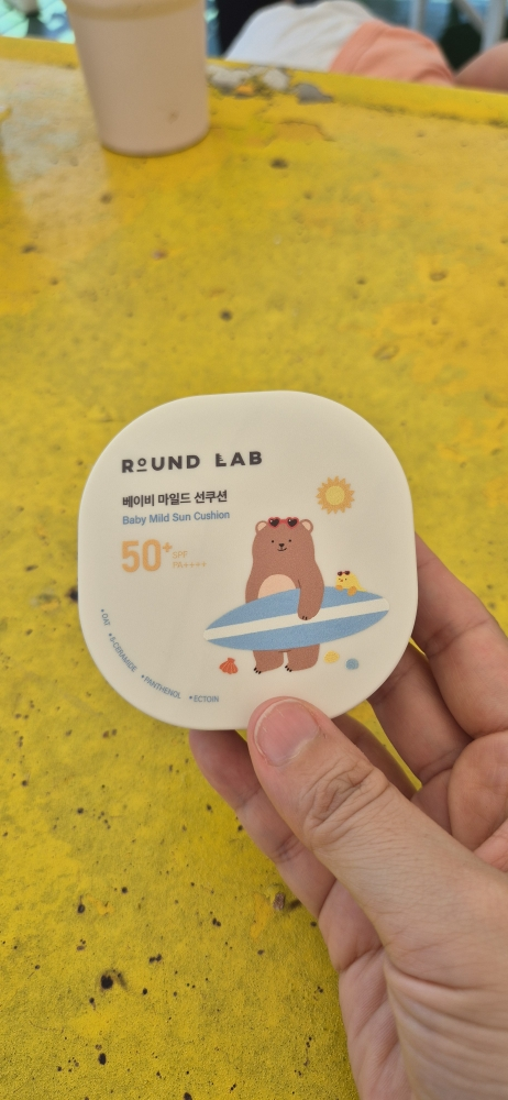 라운드랩 (ROUNDLAB) 베이비 마일드 선쿠션 [SPF50+/PA++++] review image
