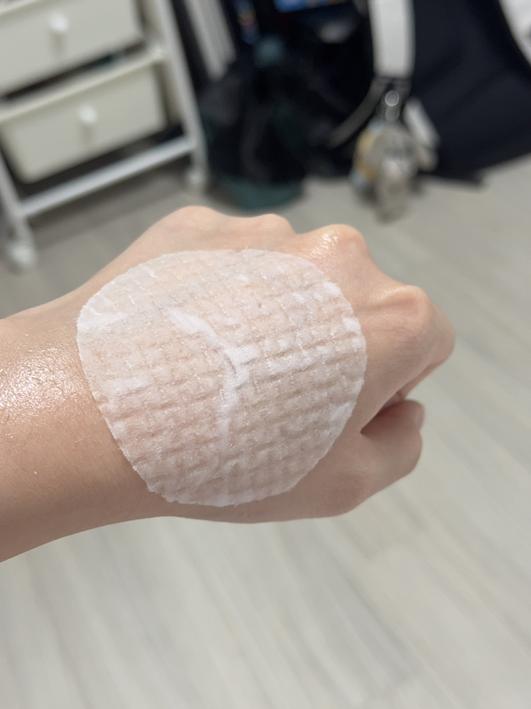 艾草玻尿酸舒缓清洁垫的真实用户使用照片
