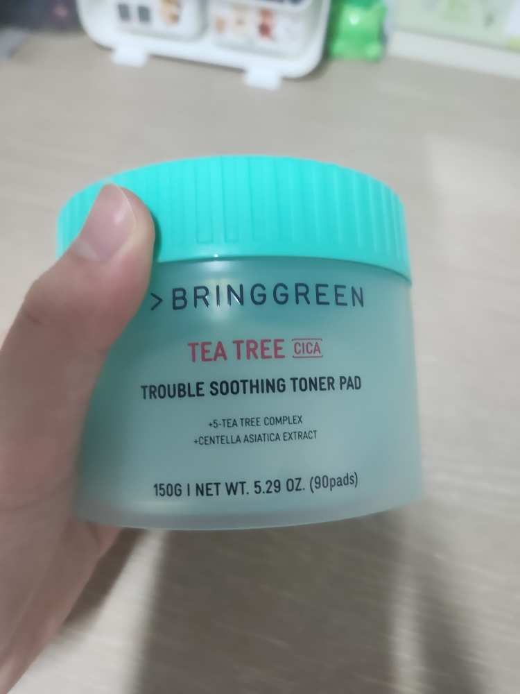 茶树精华舒缓爽肤垫的真实用户使用照片