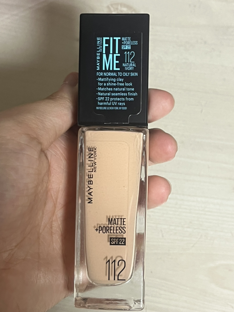 메이블린뉴욕 (MAYBELLINENEWYORK) 핏미 파운데이션 [SPF22] [112 내츄럴아이보리] review image