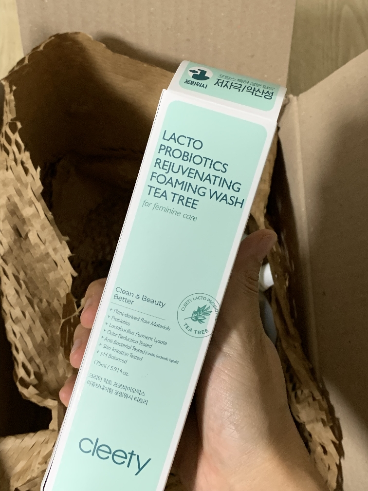 乳酸菌益生菌女性清洁泡沫洗浴露[茶树]的真实用户使用照片