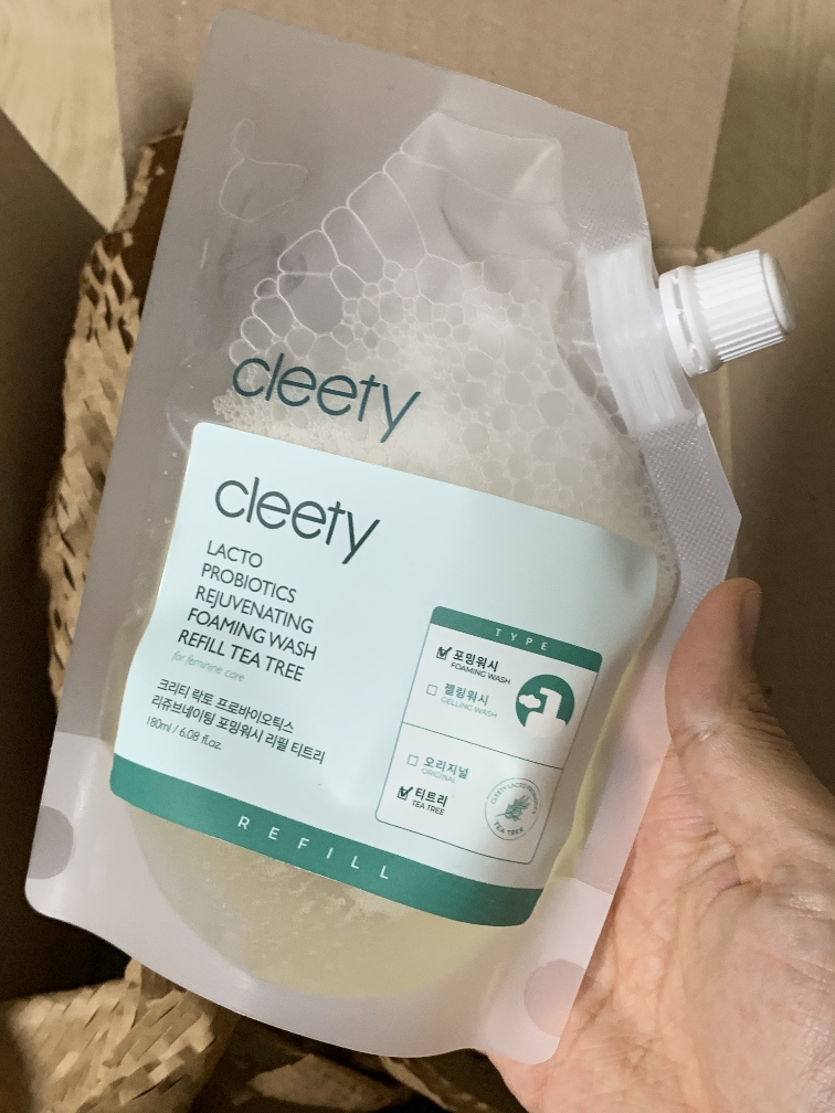 乳酸菌益生菌女性清洁泡沫洗浴露[茶树]的真实用户使用照片