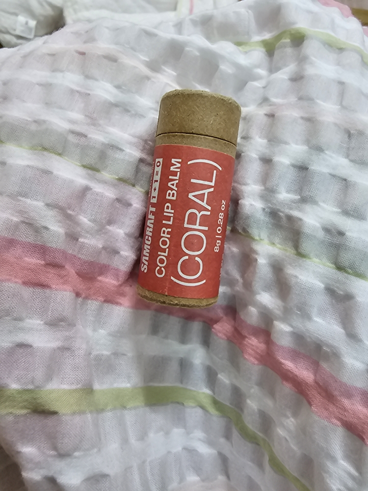 샘크래프트 (SAMCRAFT) 컬러립밤 [코랄밤] review image