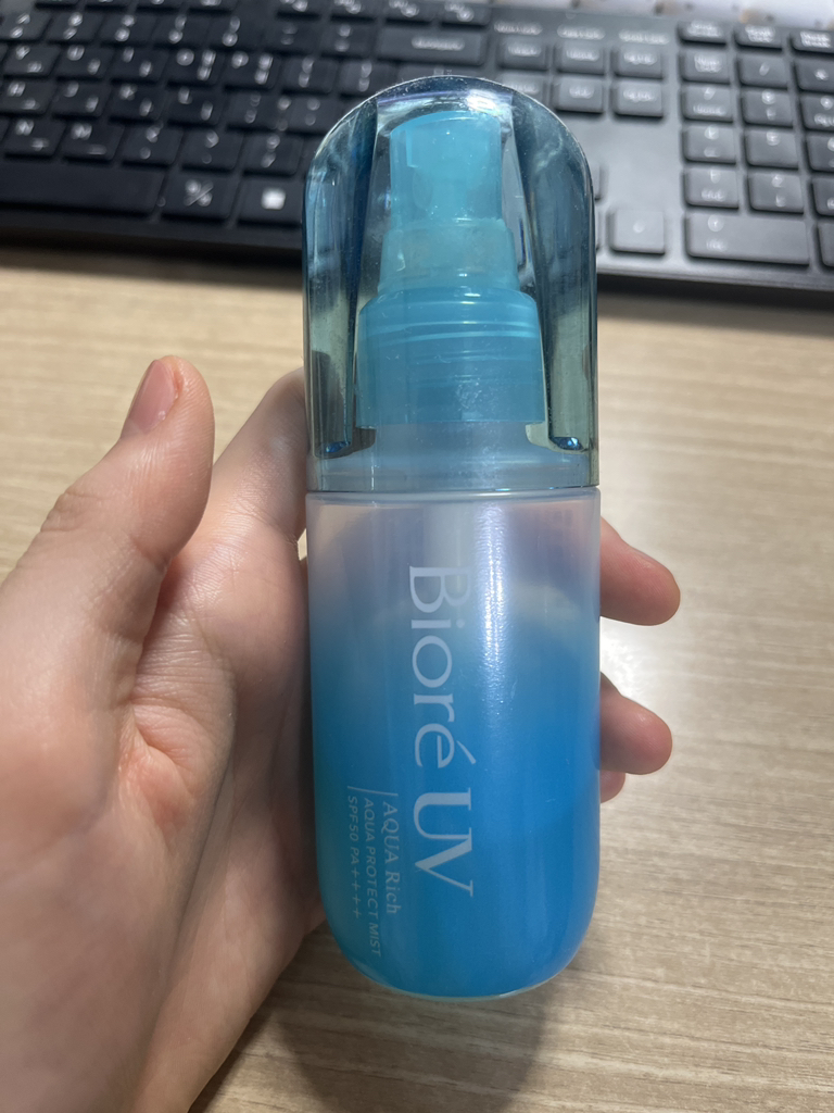 비오레 (Biore) (해외) UV 아쿠아 리치 자외선차단 미스트 워터프루프 [SPF50/PA++++] review image