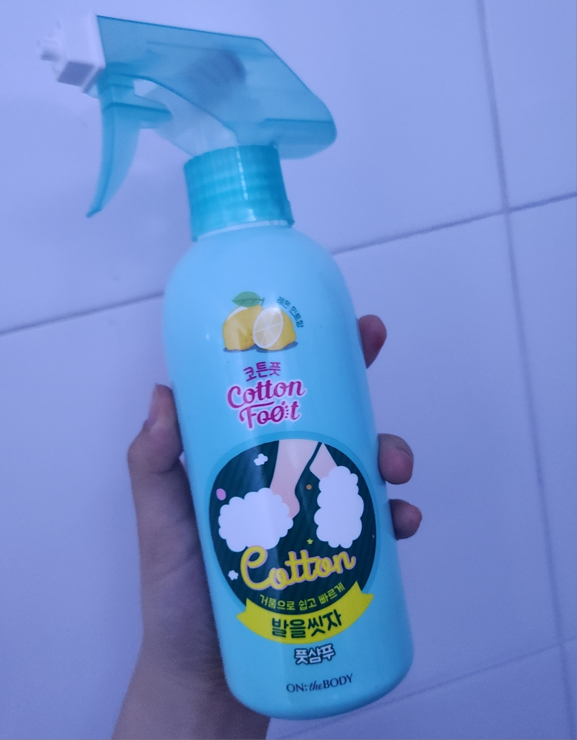 ON:THEBODY (安宝笛) 洗脚吧 棉花足洗发露 [柠檬香] common.review image