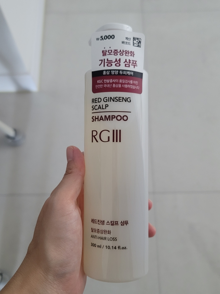 RGIII (알지쓰리) 레드진생 스칼프 샴푸 review image