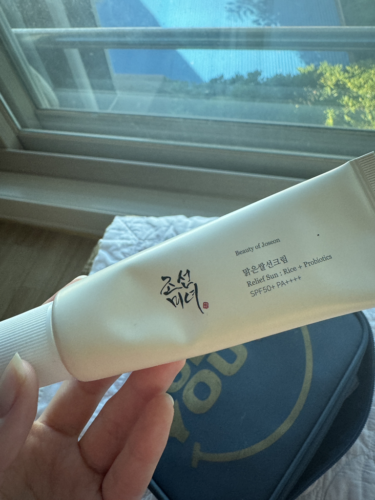 清爽米粉防晒霜 [SPF50+/PA++++]的真实用户使用照片