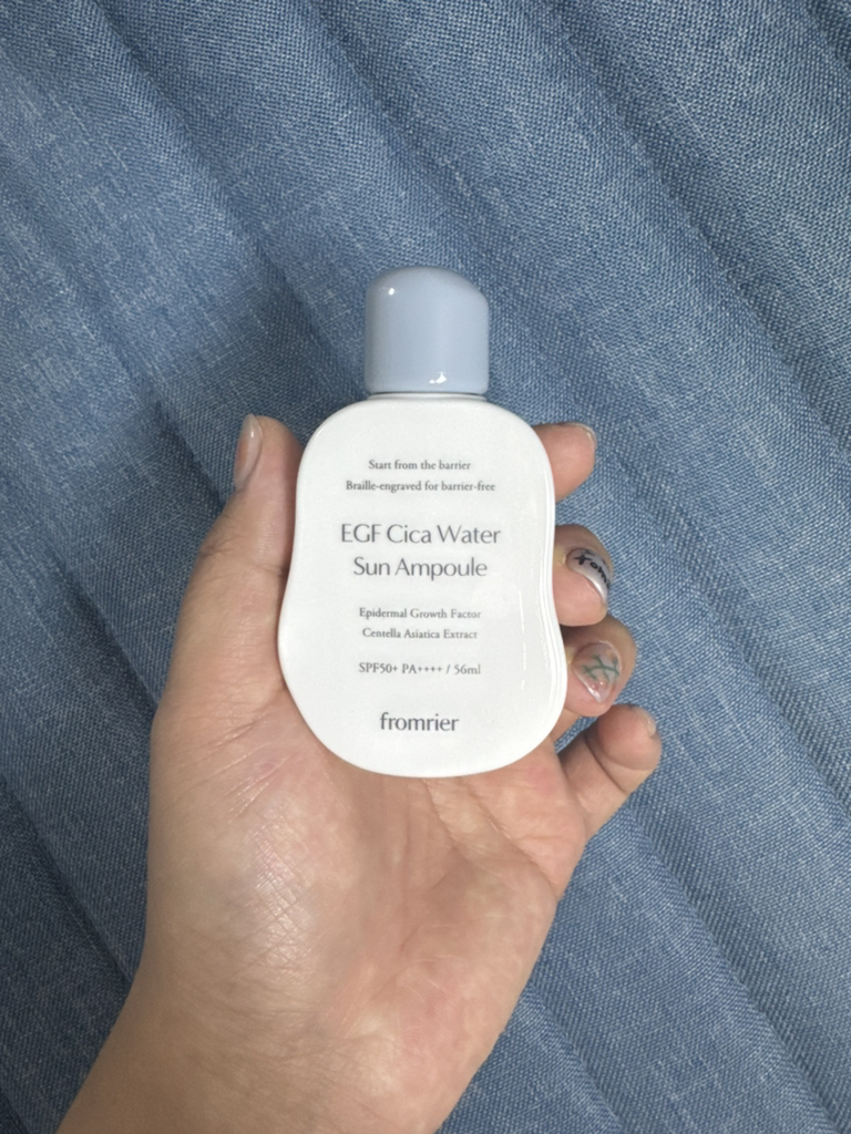 프롬리에 (fromrier) 비건 EGF 시카 워터 선앰플 [SPF50+/PA++++] review image
