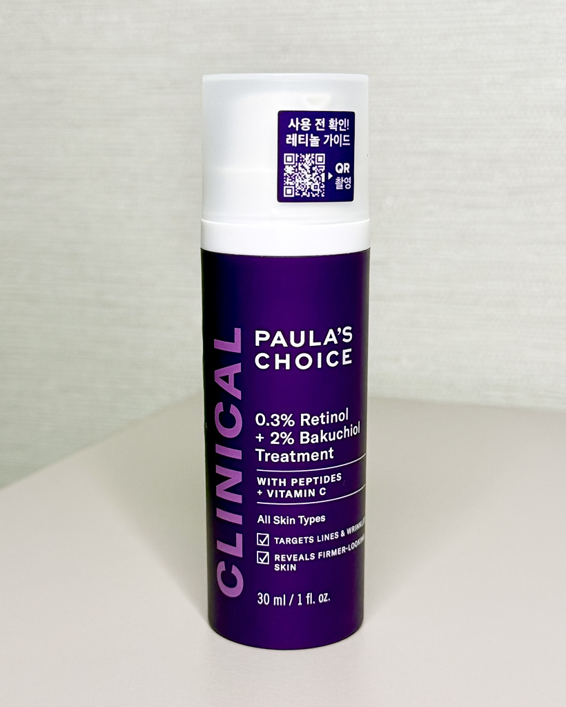 폴라초이스 (PAULA'SCHOICE) 클리니컬 0.3% 레티놀 + 2% 바쿠치올 트리트먼트 review image