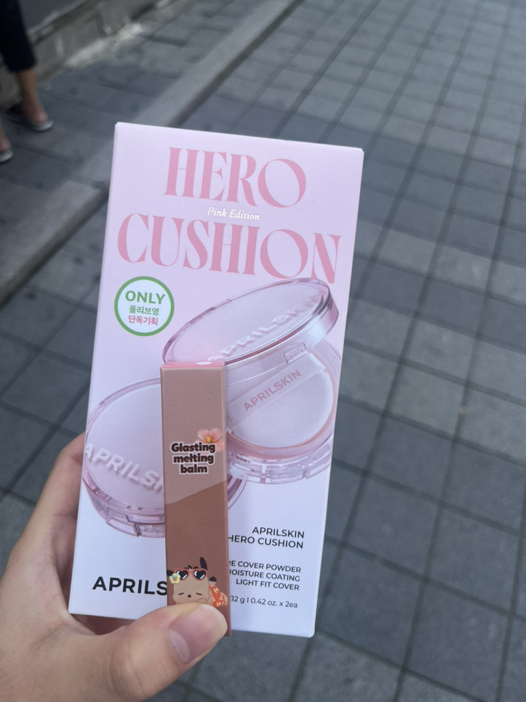 APRILSKIN 粉红版英雄气垫 [SPF50+/PA++++] [23号自然米色] common.review image