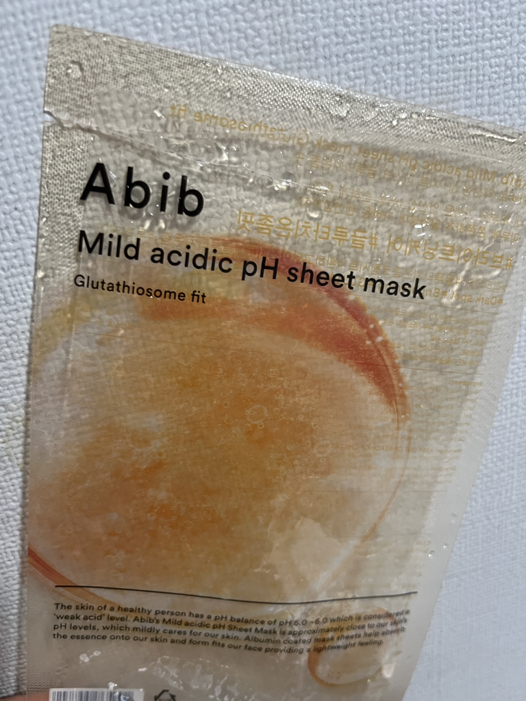 아비브 (Abib) 약산성 시트 마스크 글루타치온좀 핏 review image
