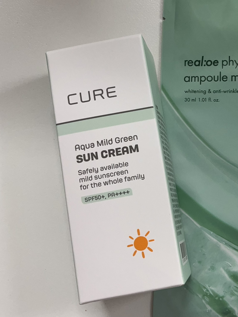 CURE 水漾温和绿色防晒霜 [SPF50+/PA++++] common.review image