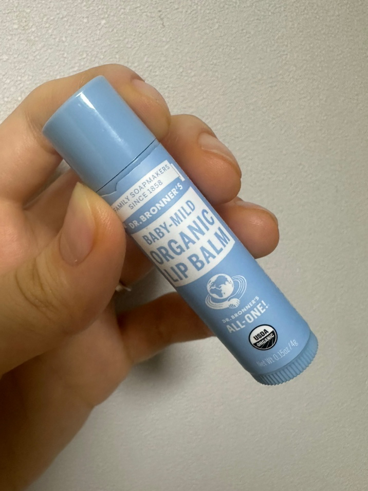 닥터브로너스 (DR.BRONNER'S) 오가닉 립밤 [베이비마일드] review image