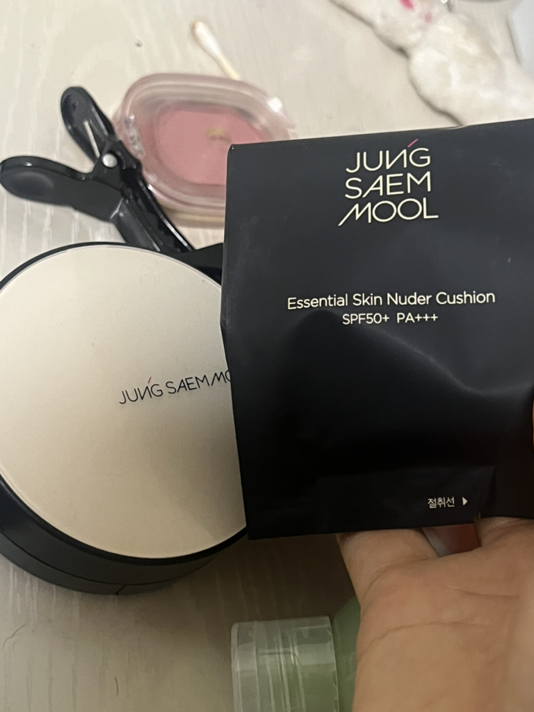 JUNGSAEMMOOL (郑瑄茉) 精华肌肤遮瑕气垫 [SPF50+/PA+++] [粉嫩光泽] common.review image