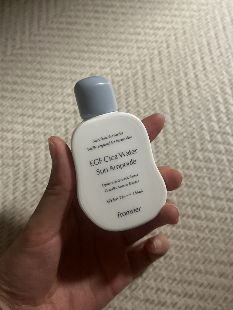 프롬리에 (fromrier) 비건 EGF 시카 워터 선앰플 [SPF50+/PA++++] review image