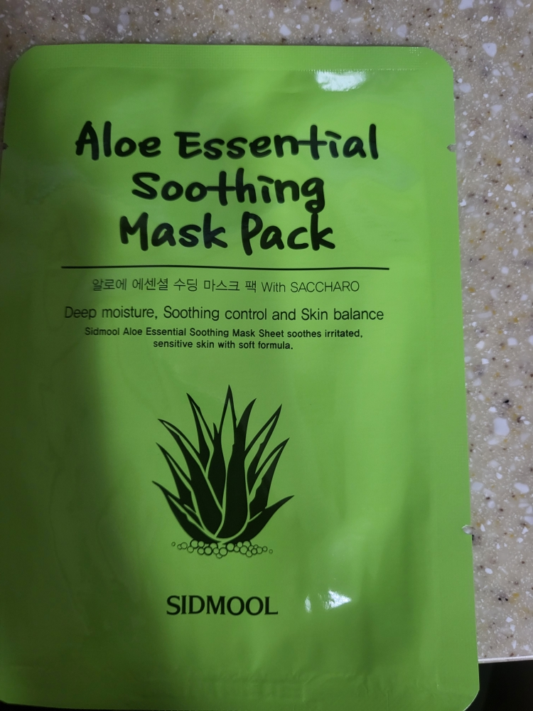 SIDMOOL 芦荟精华舒缓面膜纸 common.review image