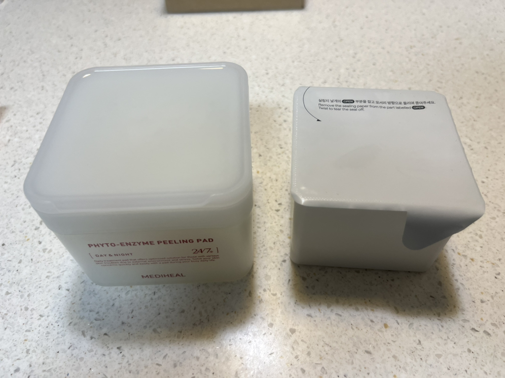 植物酶去角质垫的真实用户使用照片