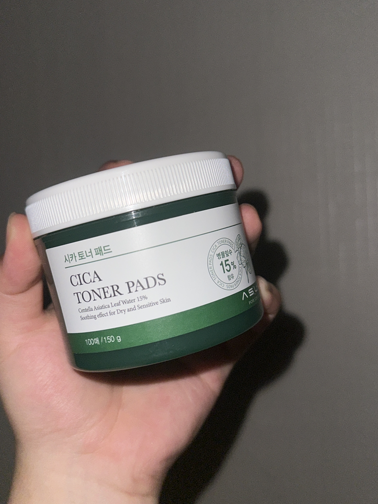 舒缓化妆水垫的真实用户使用照片