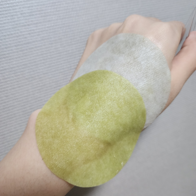 嫩艾草保湿镇静垫的真实用户使用照片