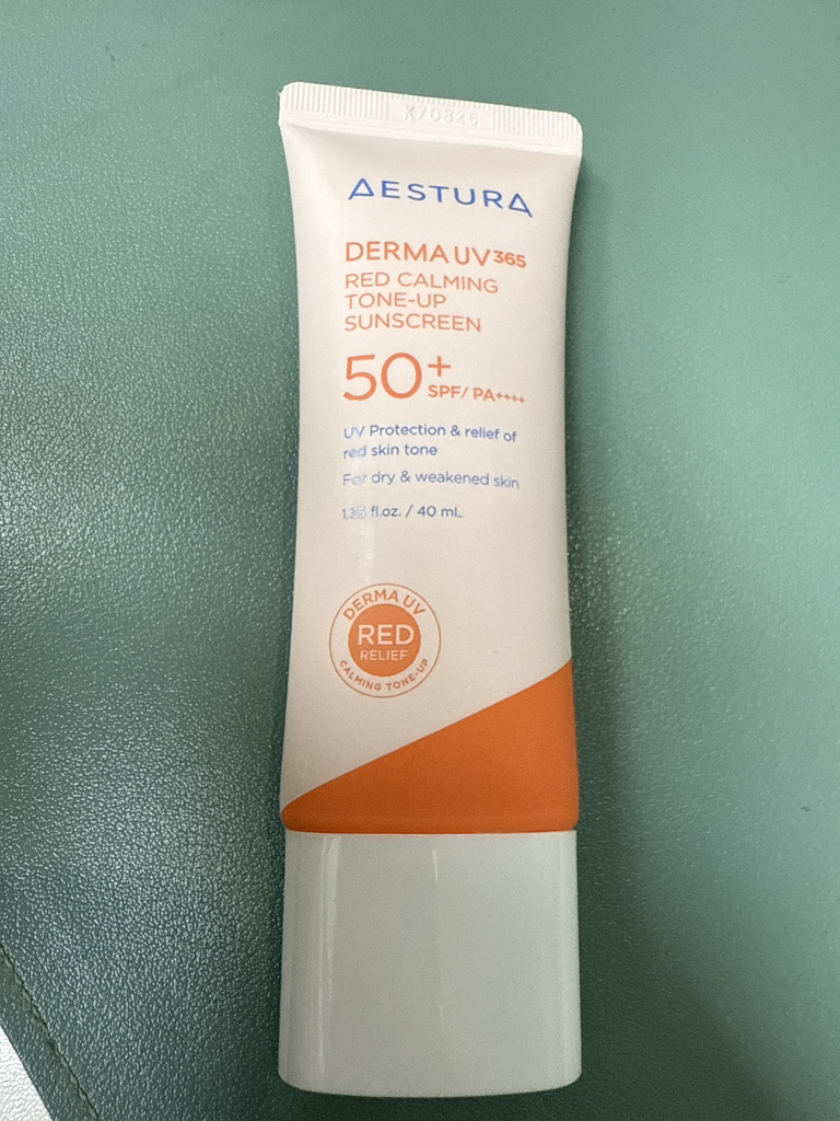 AESTURA 德玛UV365红色镇静提亮防晒霜[SPF50+/PA++++] common.review image
