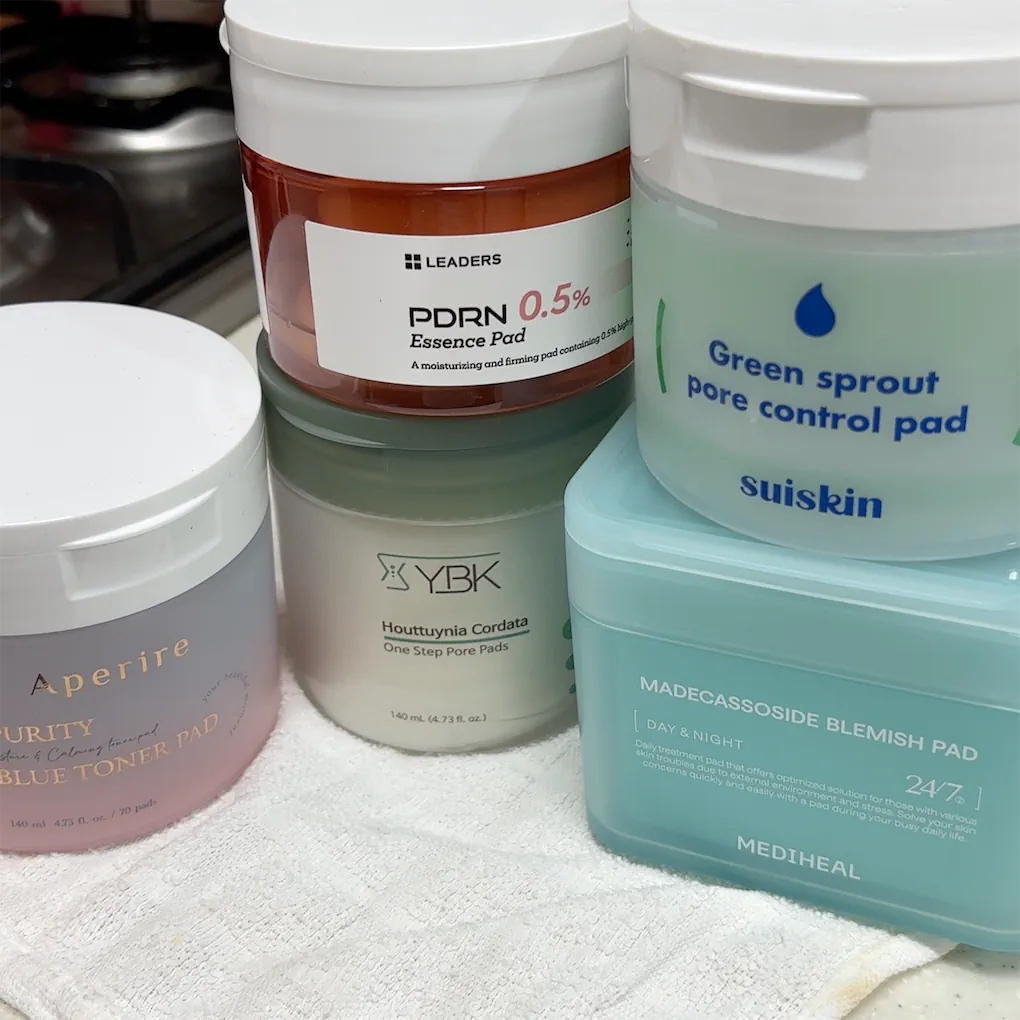 纯蓝色调调理垫的真实用户使用照片