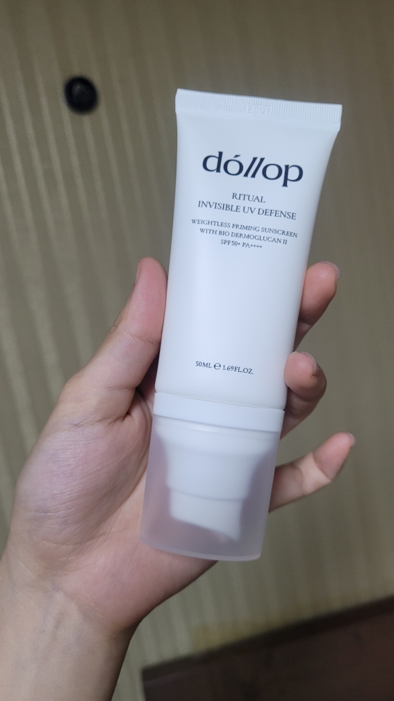 달롭 (dollop) 클리어 선쉐이드 프라이밍 선스크린 [SPF50+/PA++++] review image