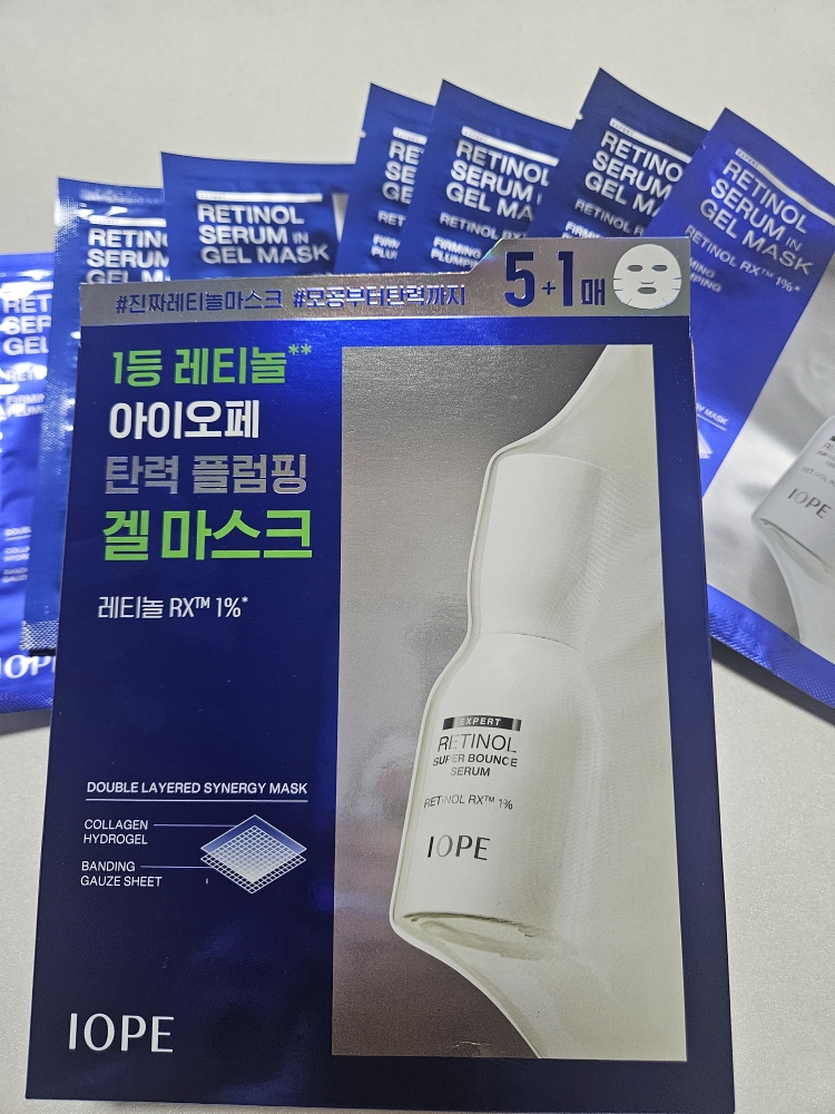 아이오페 (IOPE) 레티놀 세럼 인 겔 마스크 review image