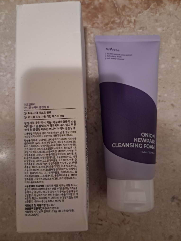 이즈앤트리 (IsNtree) 어니언 뉴페어 클렌징 폼 review image