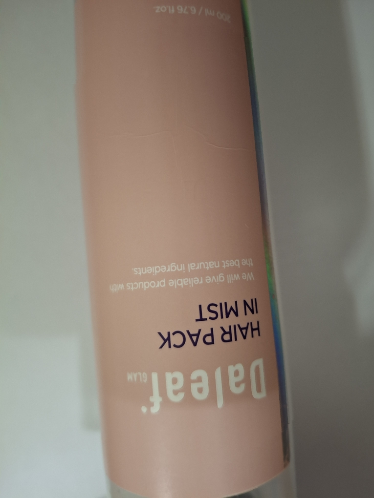 달리프 (Daleaf) 글램 헤어팩 인 미스트 review image
