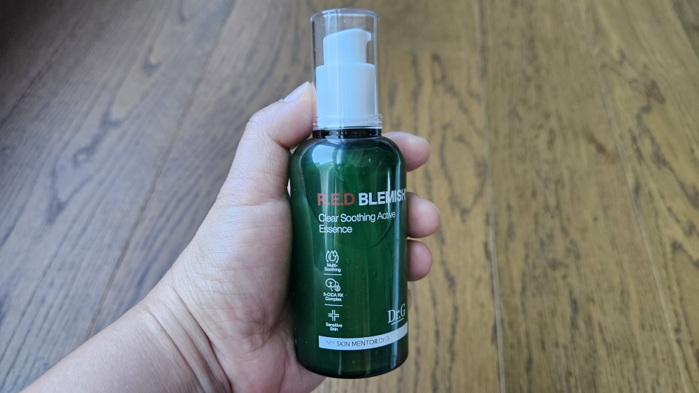红色痘印清洁舒缓活性精华的真实用户使用照片
