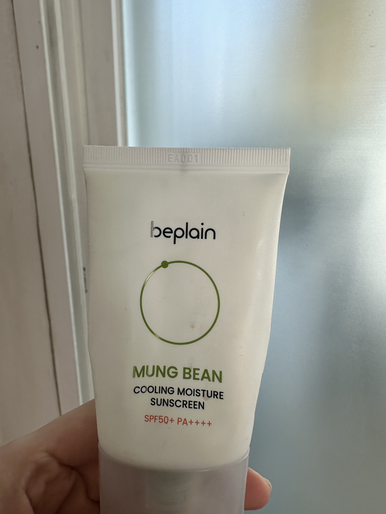 绿豆清凉保湿防晒霜 [SPF50+/PA++++]的真实用户使用照片