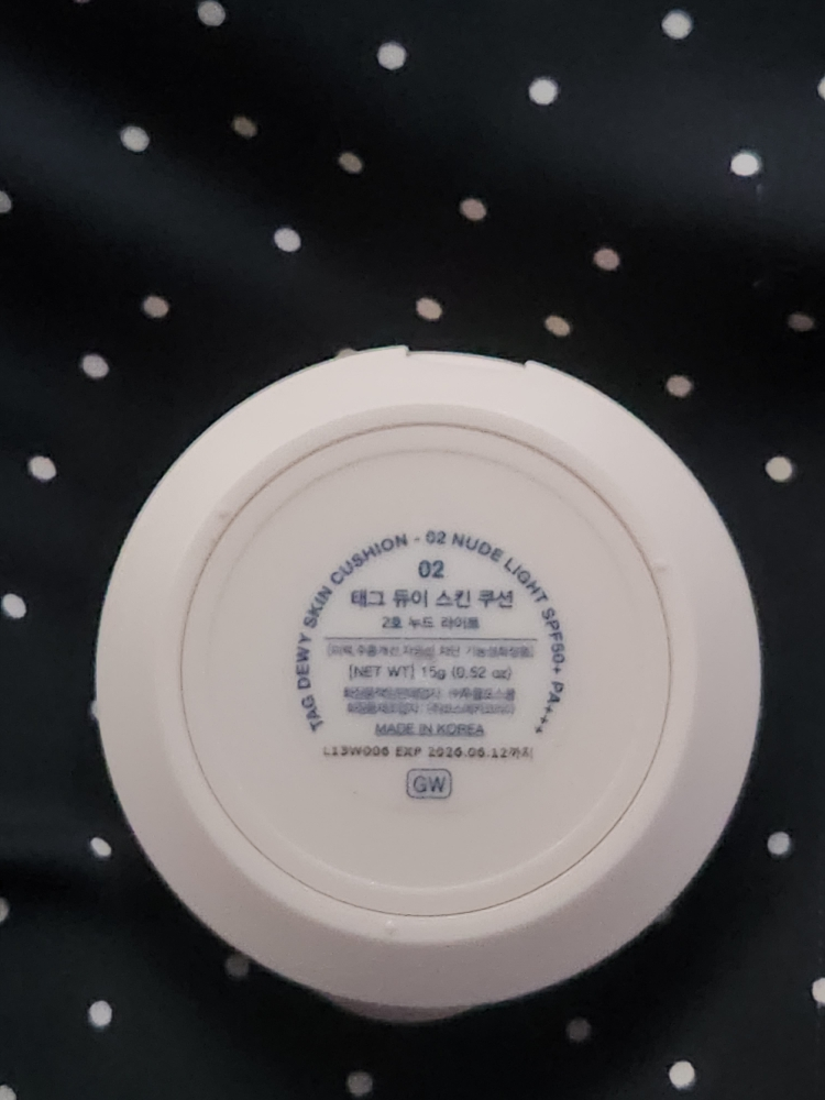 태그 (TAG) 듀이 스킨 쿠션 [SPF50+/PA+++] [2호 누드라이트] review image