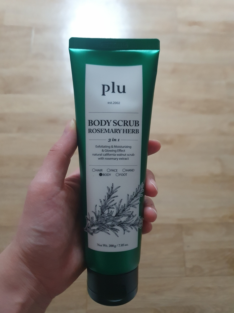 原装玫瑰香草身体磨砂膏的真实用户使用照片