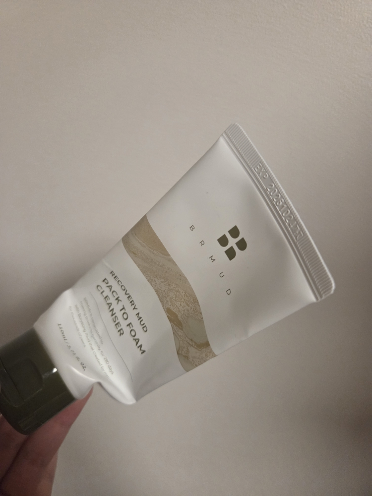 恢复泥浆面膜泡沫洁面乳的真实用户使用照片