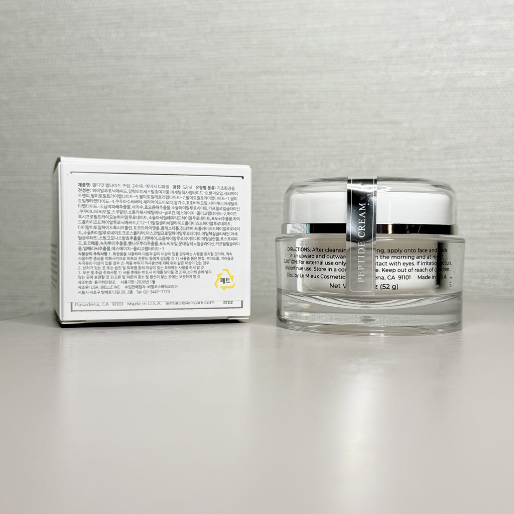 르뮤 (LeMieux) 얼티밋 펩타이드 크림 24Hr. 에이지 디파잉 review image