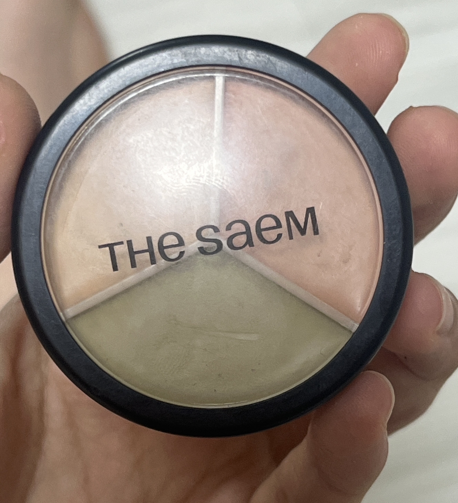 더샘 (theSAEM) 커버 퍼펙션 트리플 팟 컨실러 [03 코렉트업베이지] review image