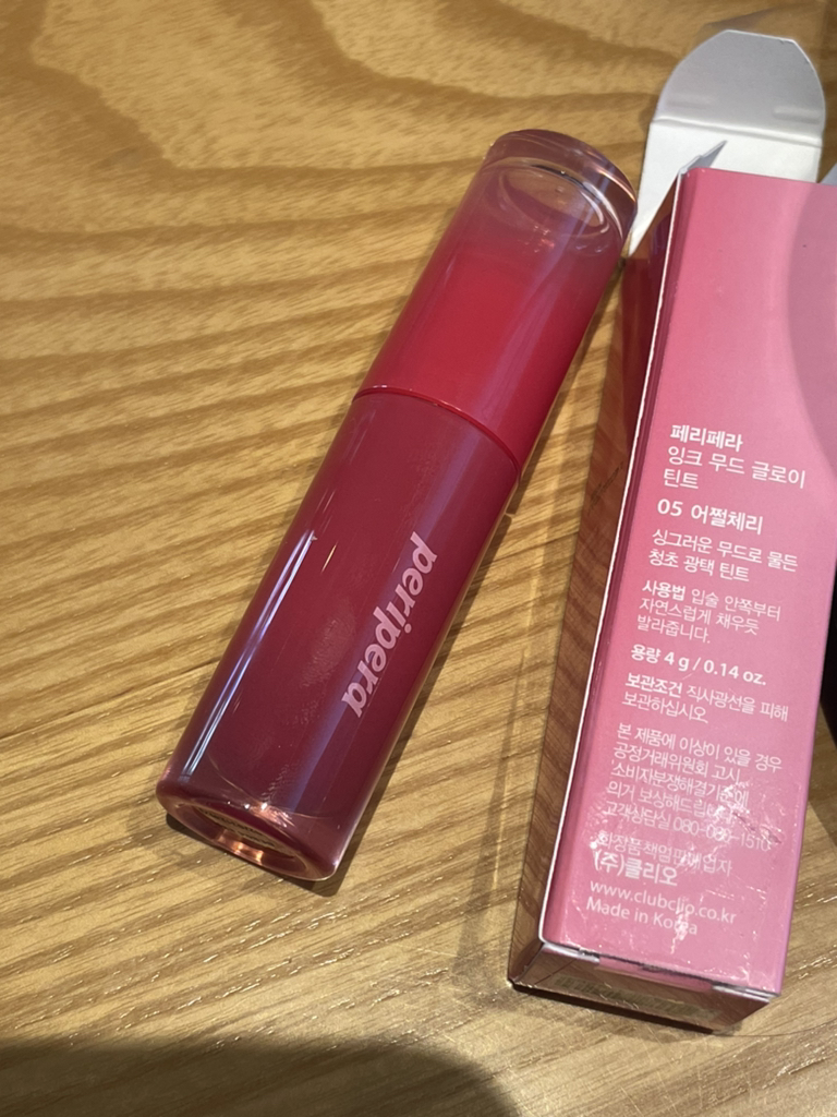 peripera 墨水心情发光唇彩[005 无法抗拒的樱桃] common.review image