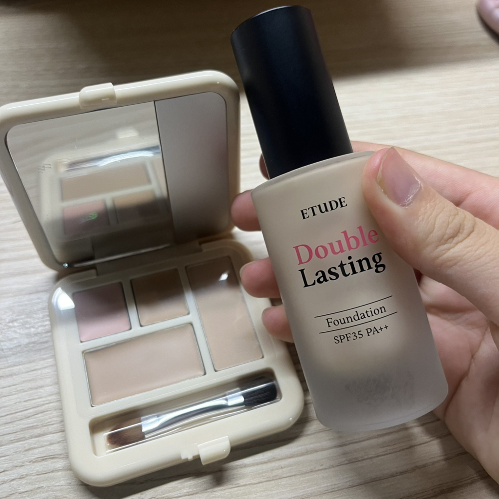 ETUDE 持久双重遮瑕粉底液 [SPF35/PA++] [21N1 中性米色] common.review image