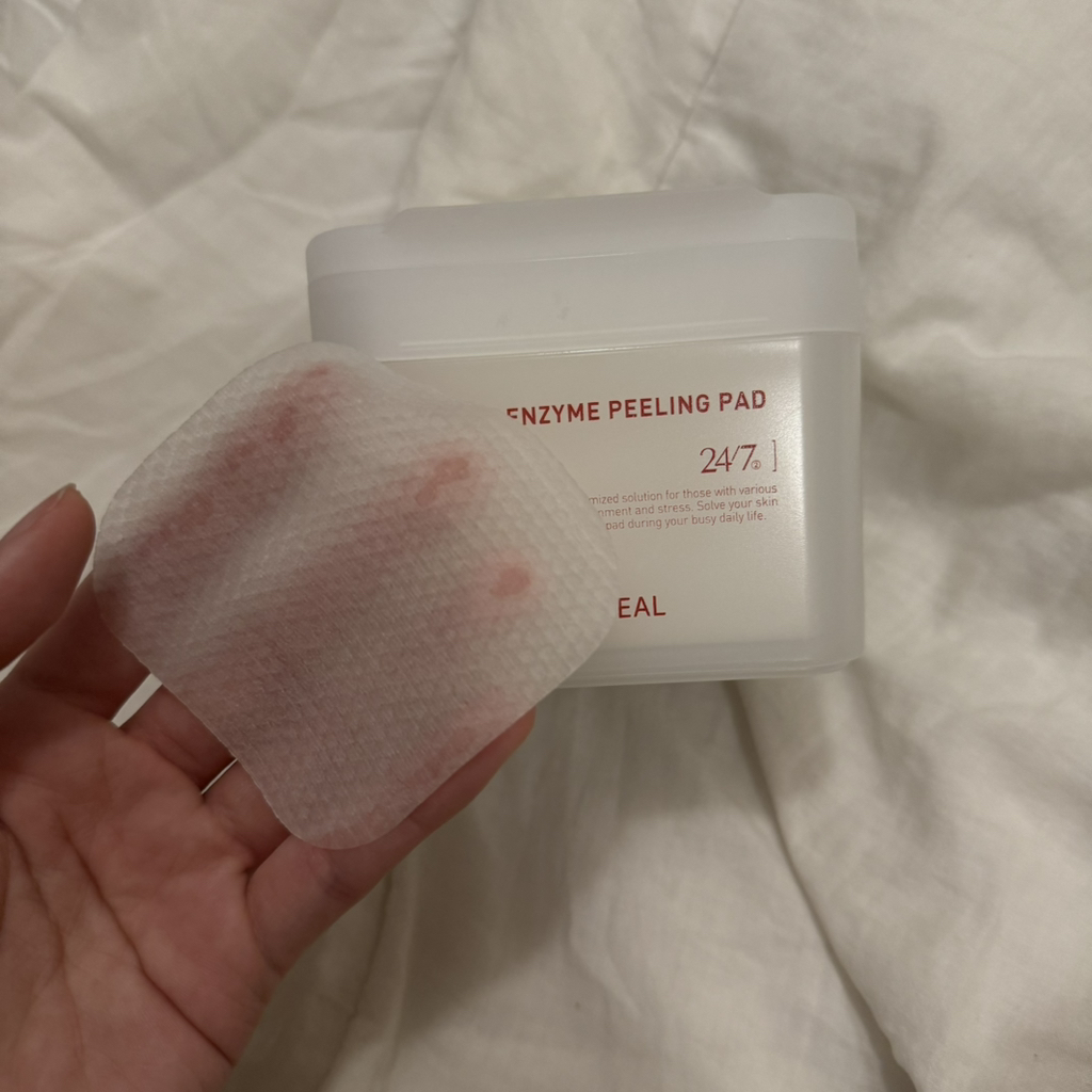 植物酶去角质垫的真实用户使用照片