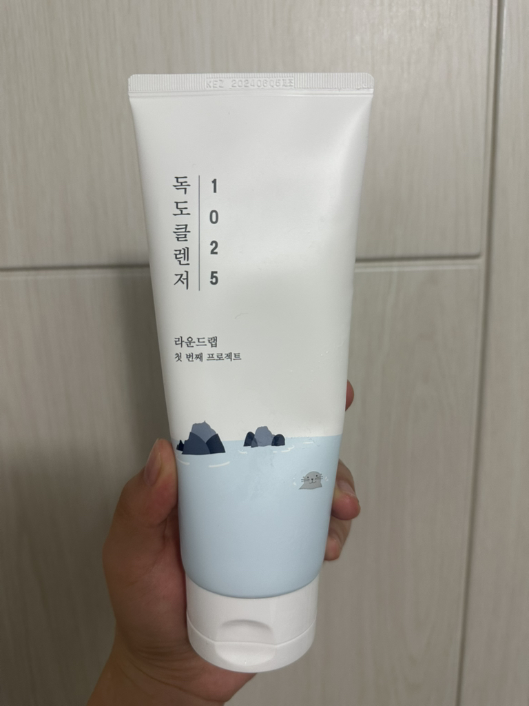 独岛洁面乳的真实用户使用照片