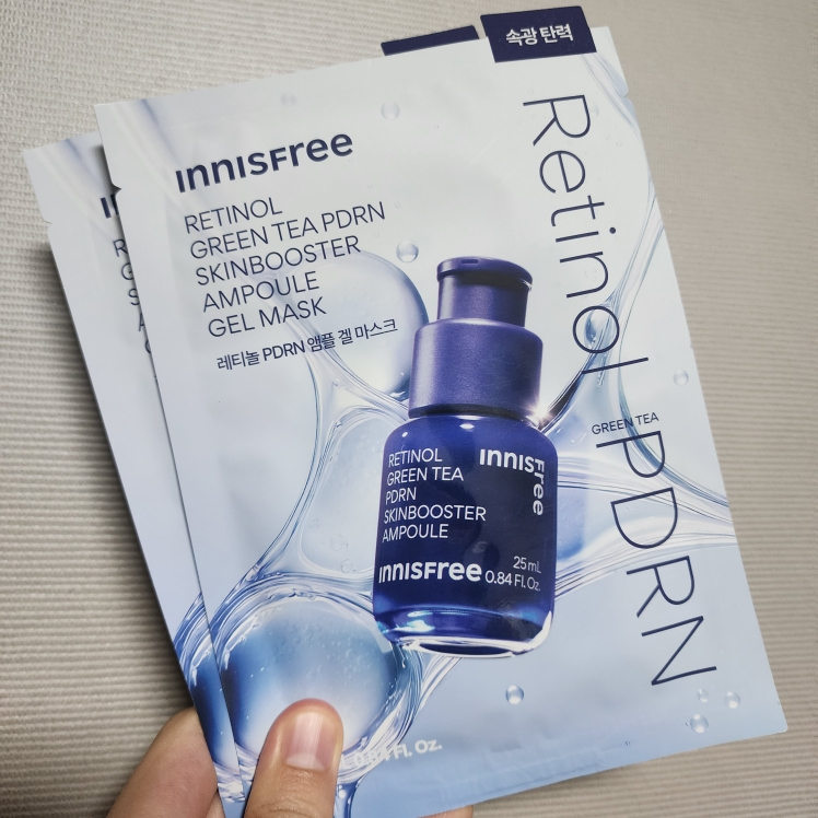 이니스프리 (INNISFREE) 레티놀 PDRN 스킨부스터 앰플 겔 마스크 review image