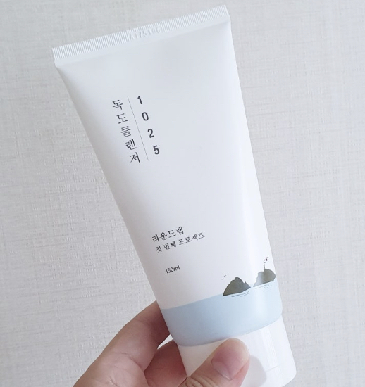 独岛洁面乳的真实用户使用照片